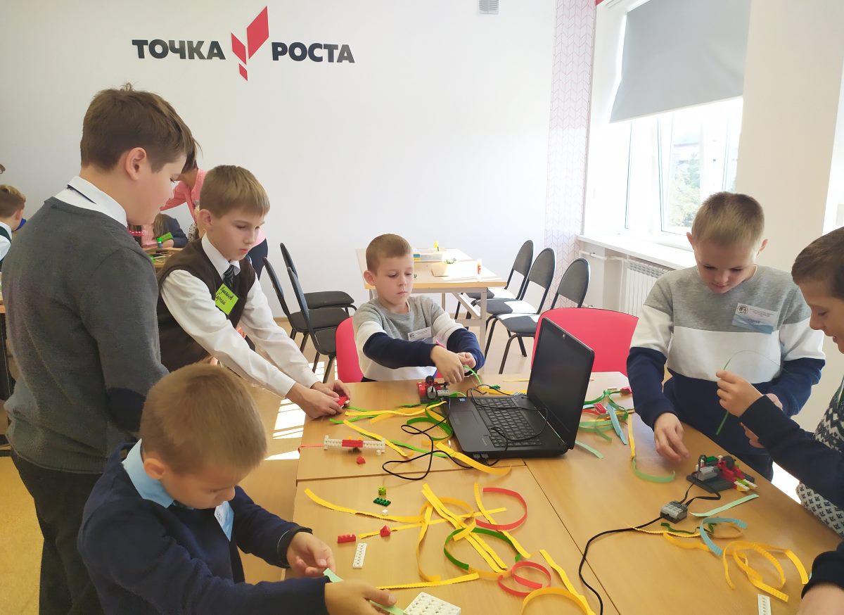 открытие центра "Точки роста" в Михайловской школе