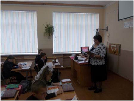 На семинаре в СОШ в п. Михайлово